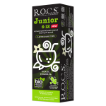 Черная зубная паста R.O.C.S. Junior BLACK Кокос и Ваниль, 74 гр