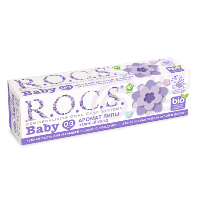 Зубная паста R.O.C.S. Baby Аромат Липы, 45 гр