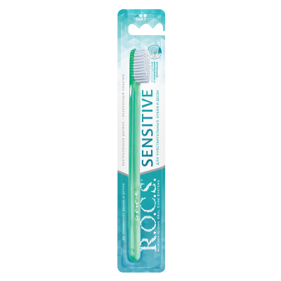 Зубная щетка ROCS Sensitive, мягкая