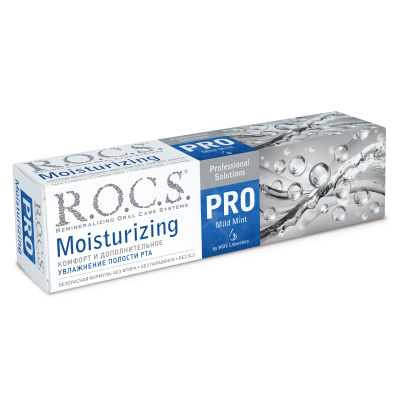Зубная паста ROCS PRO Moisturizing Увлажняющая, 135 гр